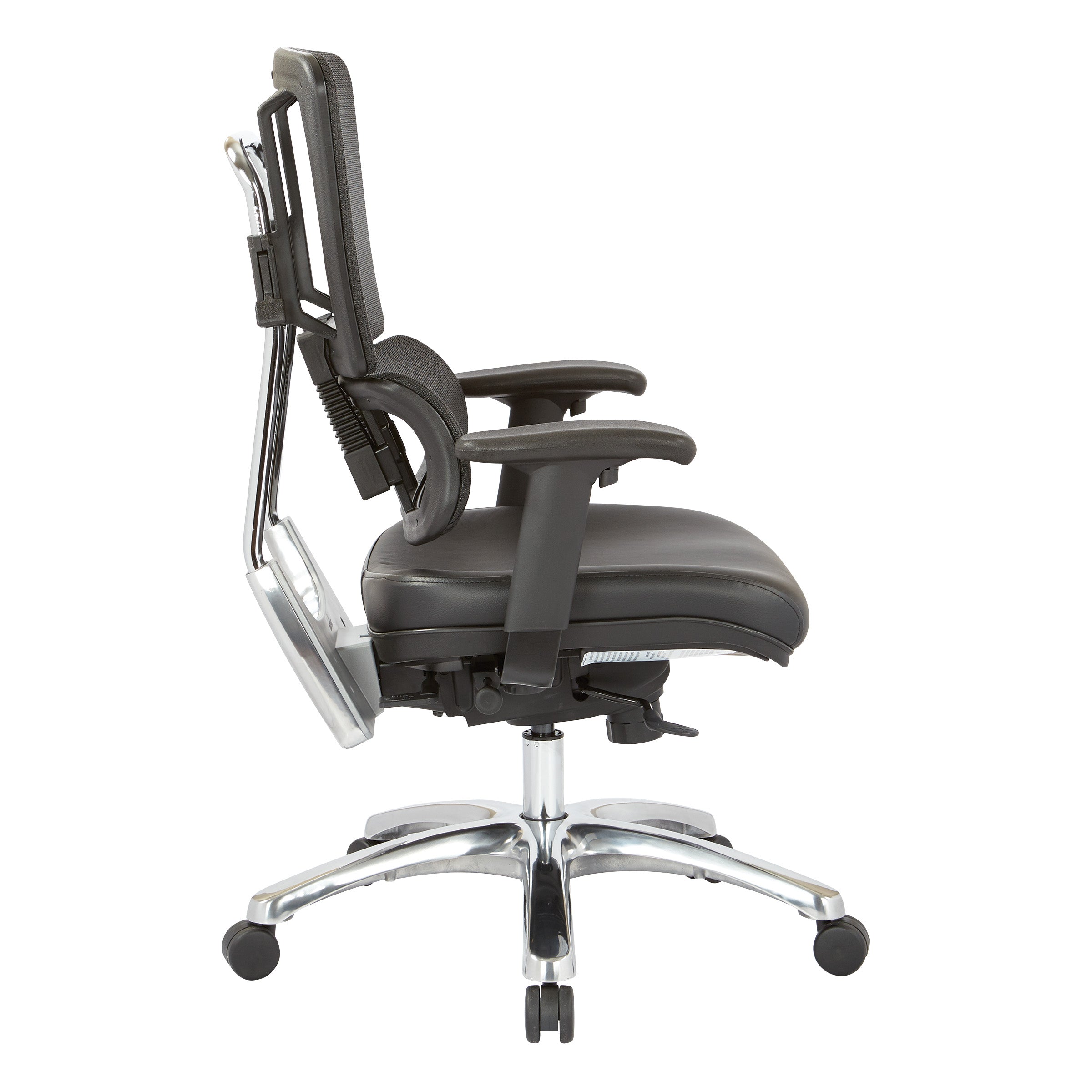Vertical Black Mesh Back Chair
